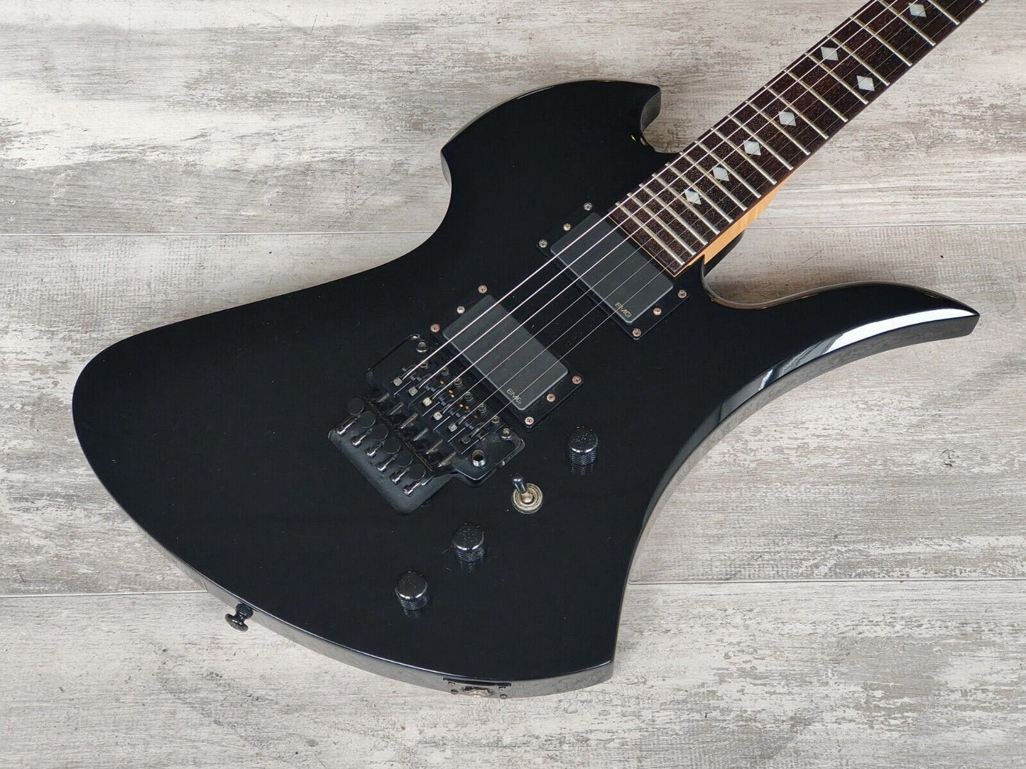 2007 BC Rich Mockingbird w/Floyd Rose + EMG's (Black)