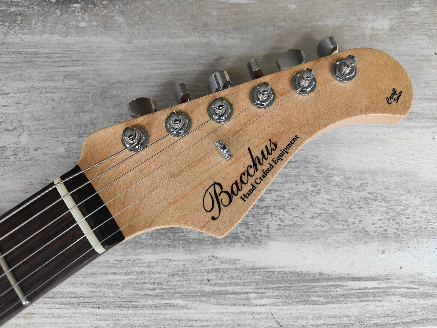 Bacchus Japan "Handmade Series" G-Studio HSS Stratocaster (Natural Ash)