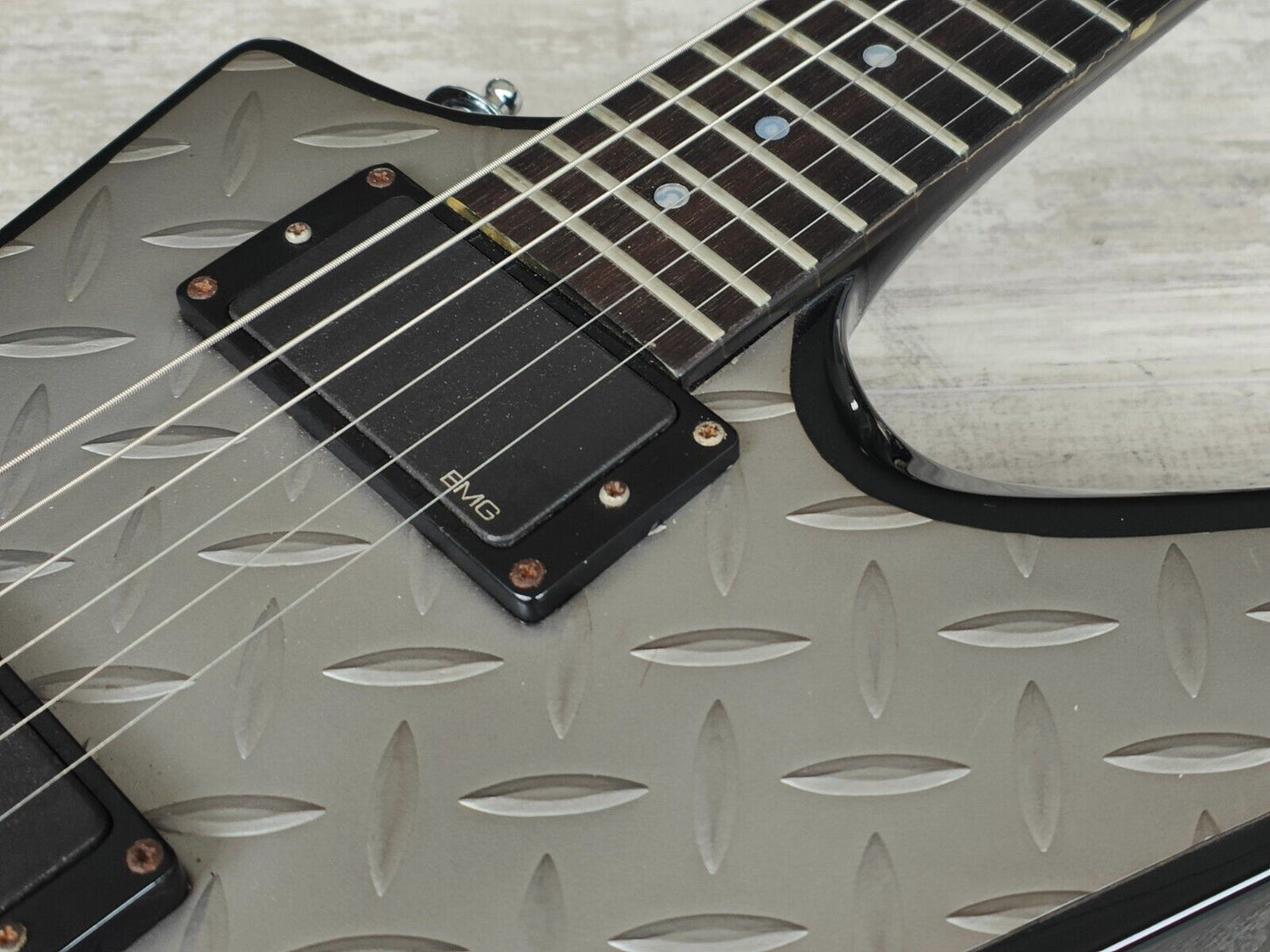 1990's LTD (by ESP Japan) MX130 Hetfield Explorer (Black Diamond)