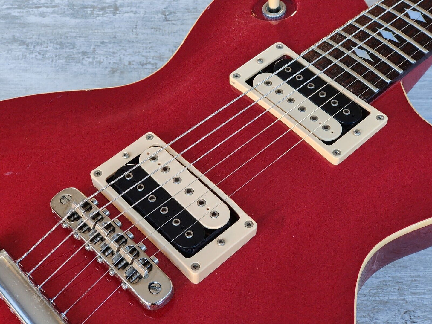1981 Aria Pro II (Matsumoku) PE-R60 Single Cutaway (Red)