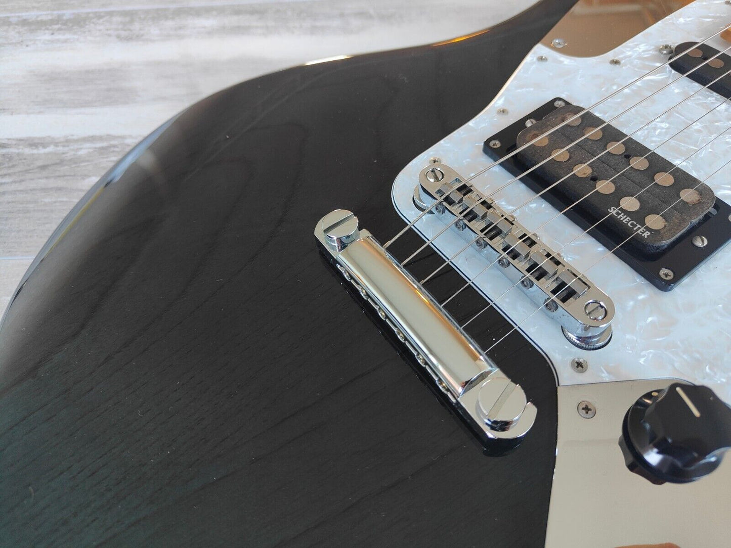 2011 Schecter Japan AR-06 HS Modern Hardtail Jaguar Offset (Transparent Black)