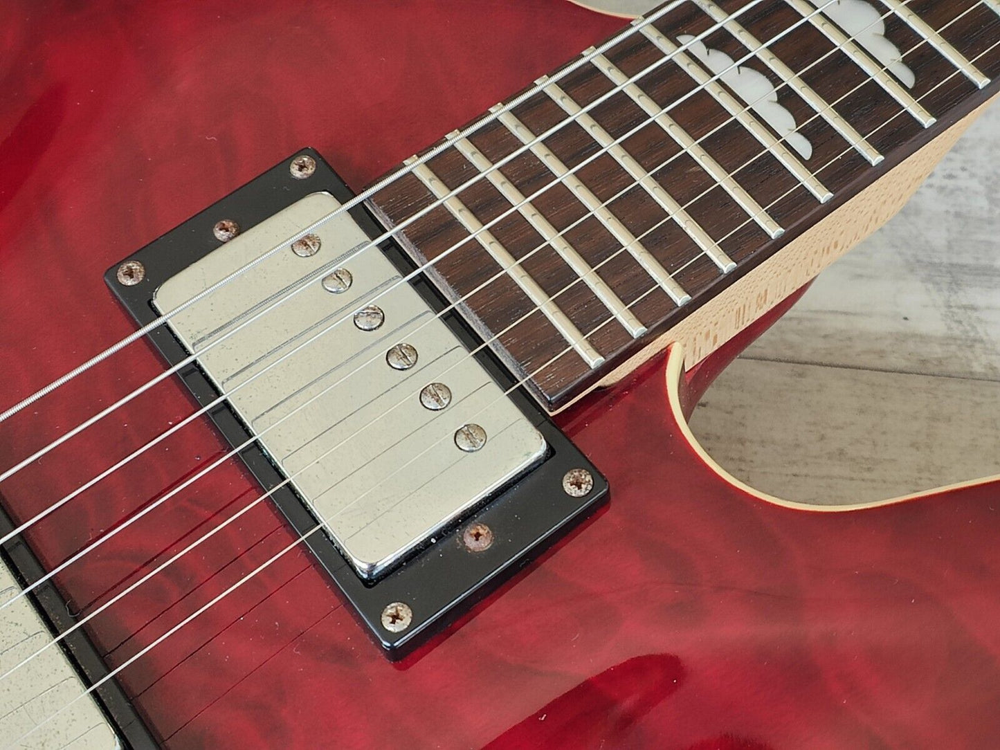 2001 BC Rich Masterpiece Mockingbird (Red Quilt)