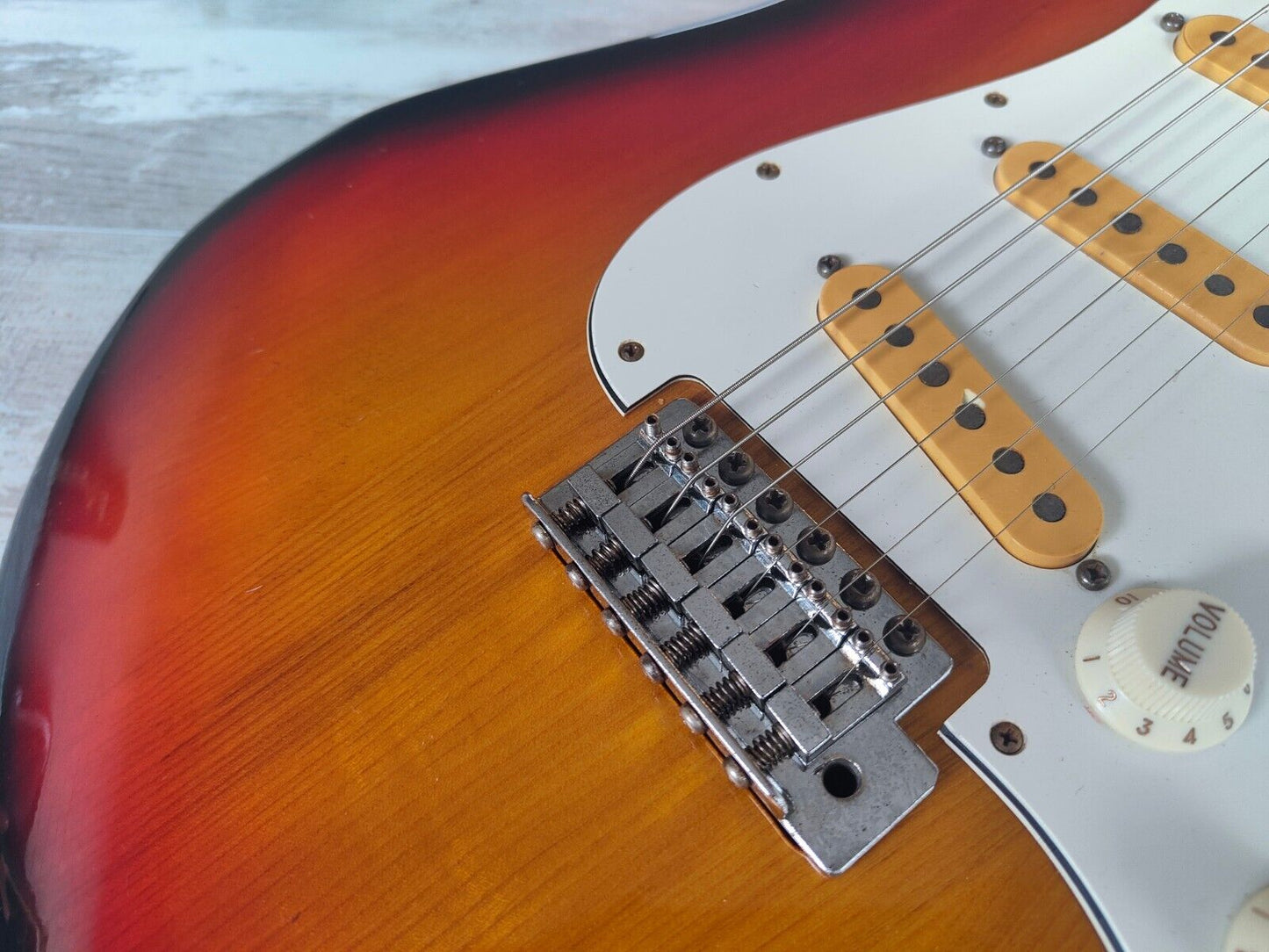 1970's Camel Journeycast Japan Stratocaster (Three Tone Sunburst)