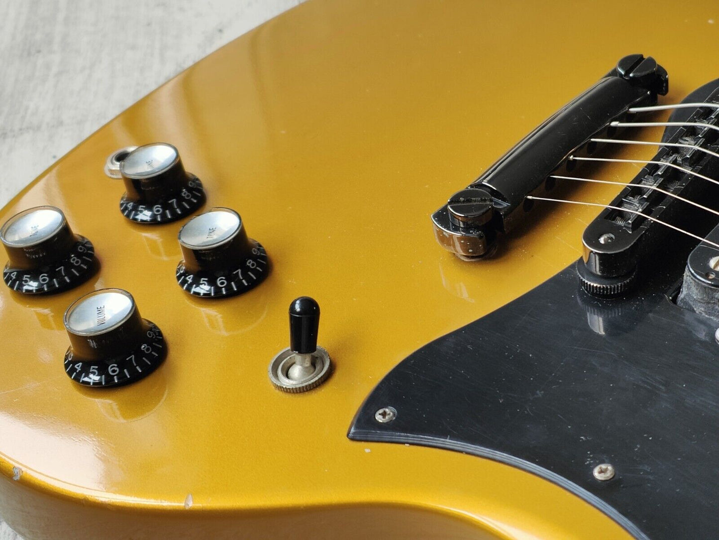 2000 Gibson USA Gothic SG Double Cutaway (Refinished Gold)