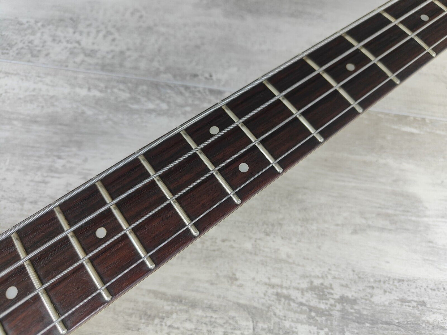 1980's Hohner B2 Headless Paddle Bass Guitar w/Steinberger System (Yellow)