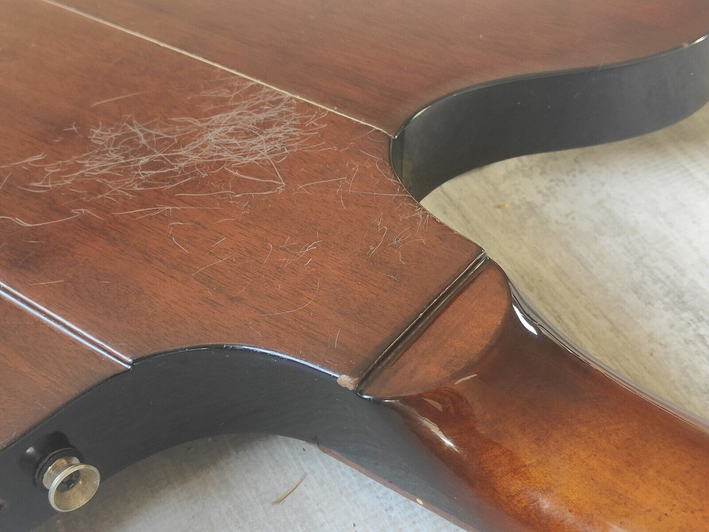 1989 Greco Japan TB-75 Thunderbird Bass (Brown Sunburst)