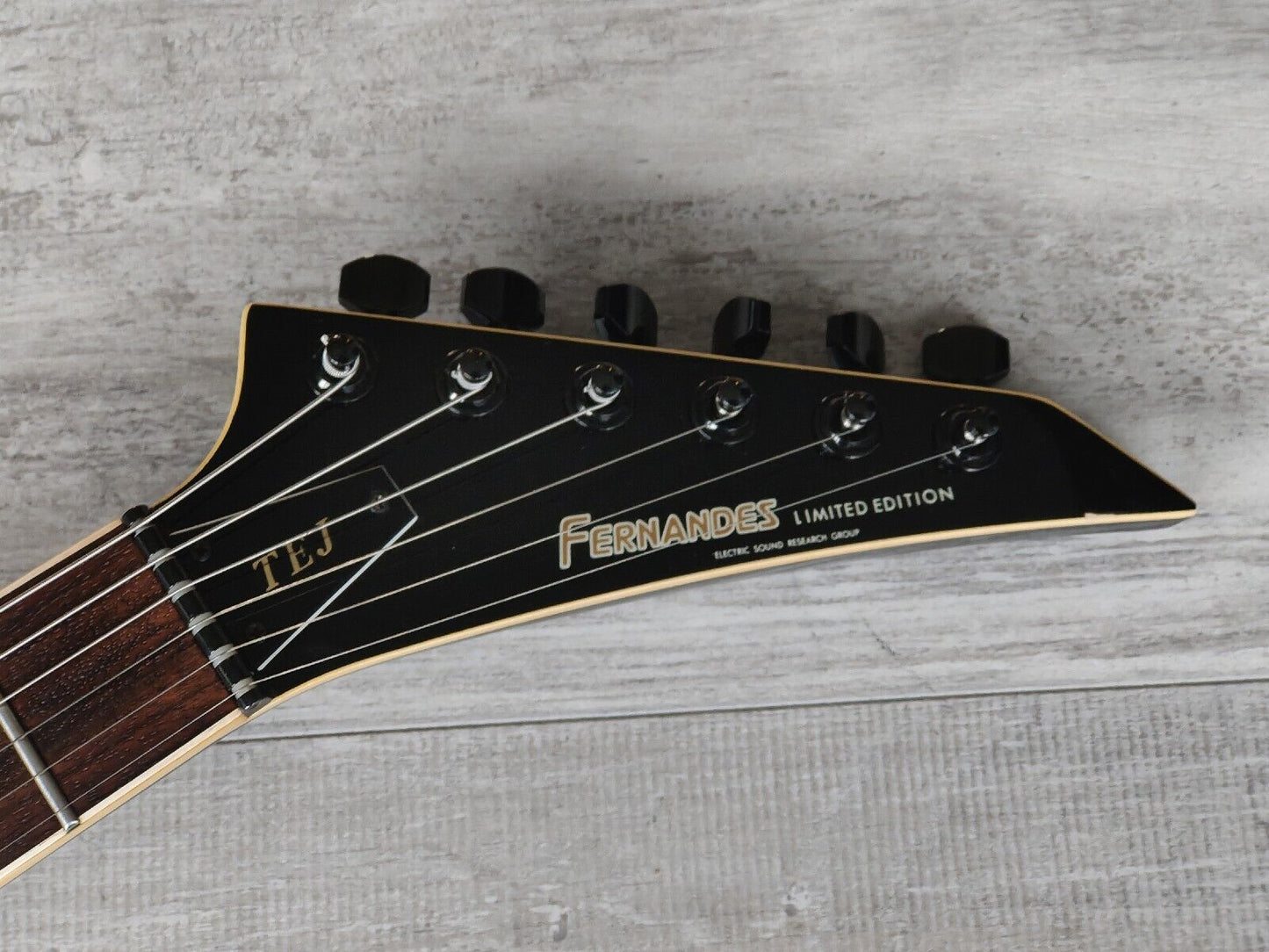 1993 Fernandes Japan TEJ-95S “Limited Edition” Telecaster w/Sustainer (Black)
