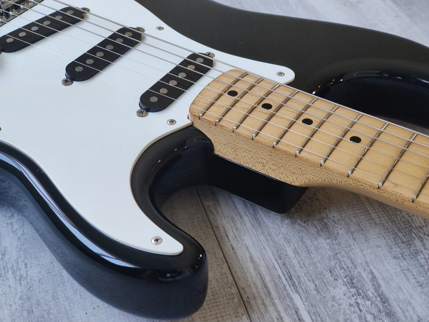 1993 Squier Japan "Silver Series" Stratocaster (Black)