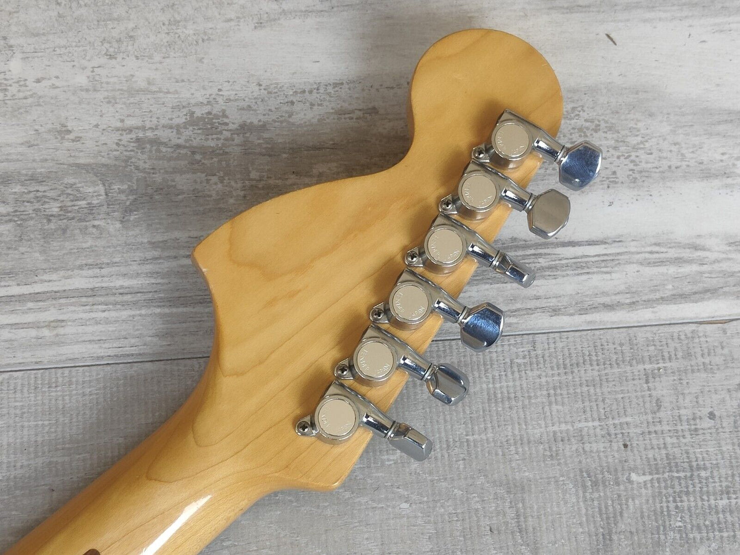 1985 Fender Japan ST72-65 Scalloped Stratocaster (Aged Olympic White)