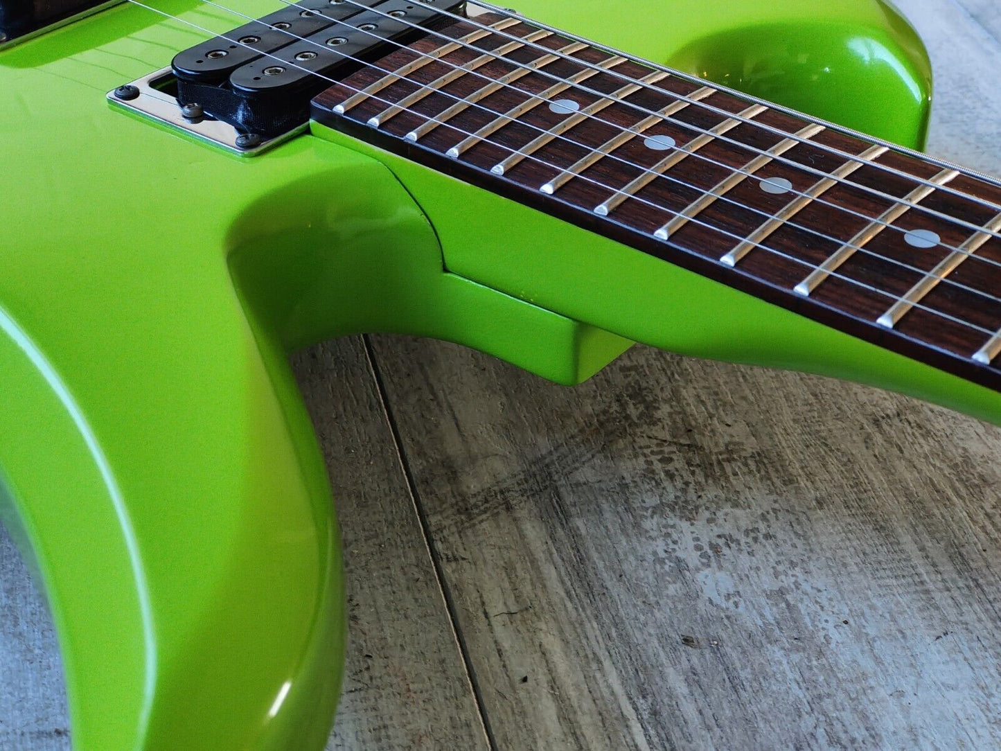 1985 BC Rich Japan NJ Series RMG-0 Mockingbird (Refinished Kermit Green)