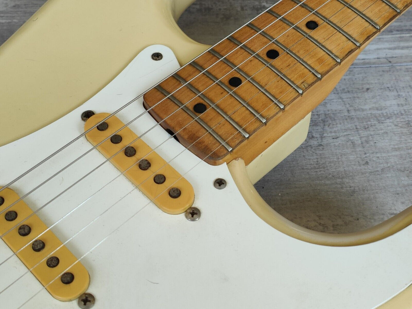 1977 Tokai Japan ST-50 '58 Reissue Springy Sound Stratocaster (Vintage White)