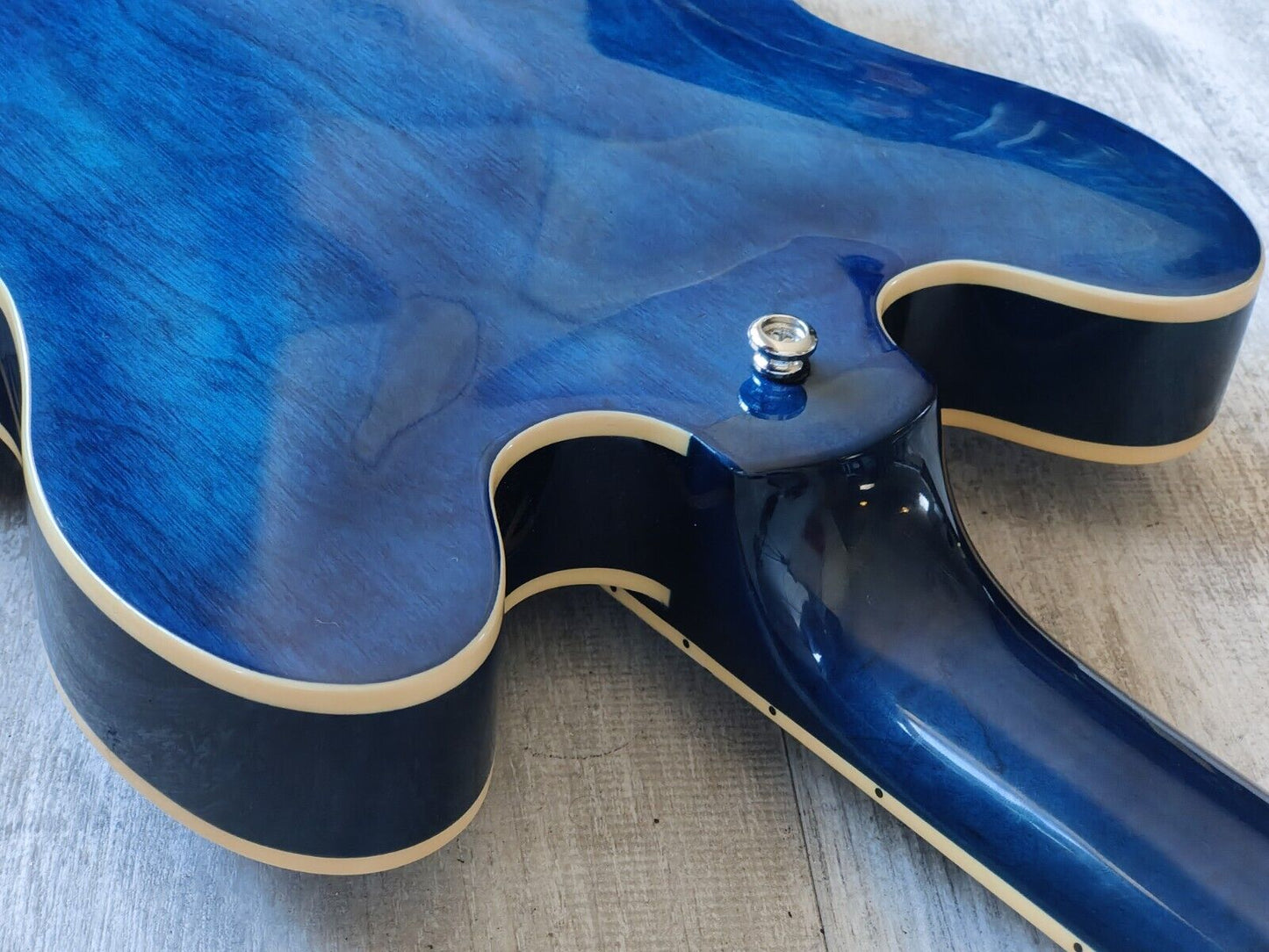 Tokai ES-86 Semi Hollowbody 335 Electric Guitar (See-Thru Blue)