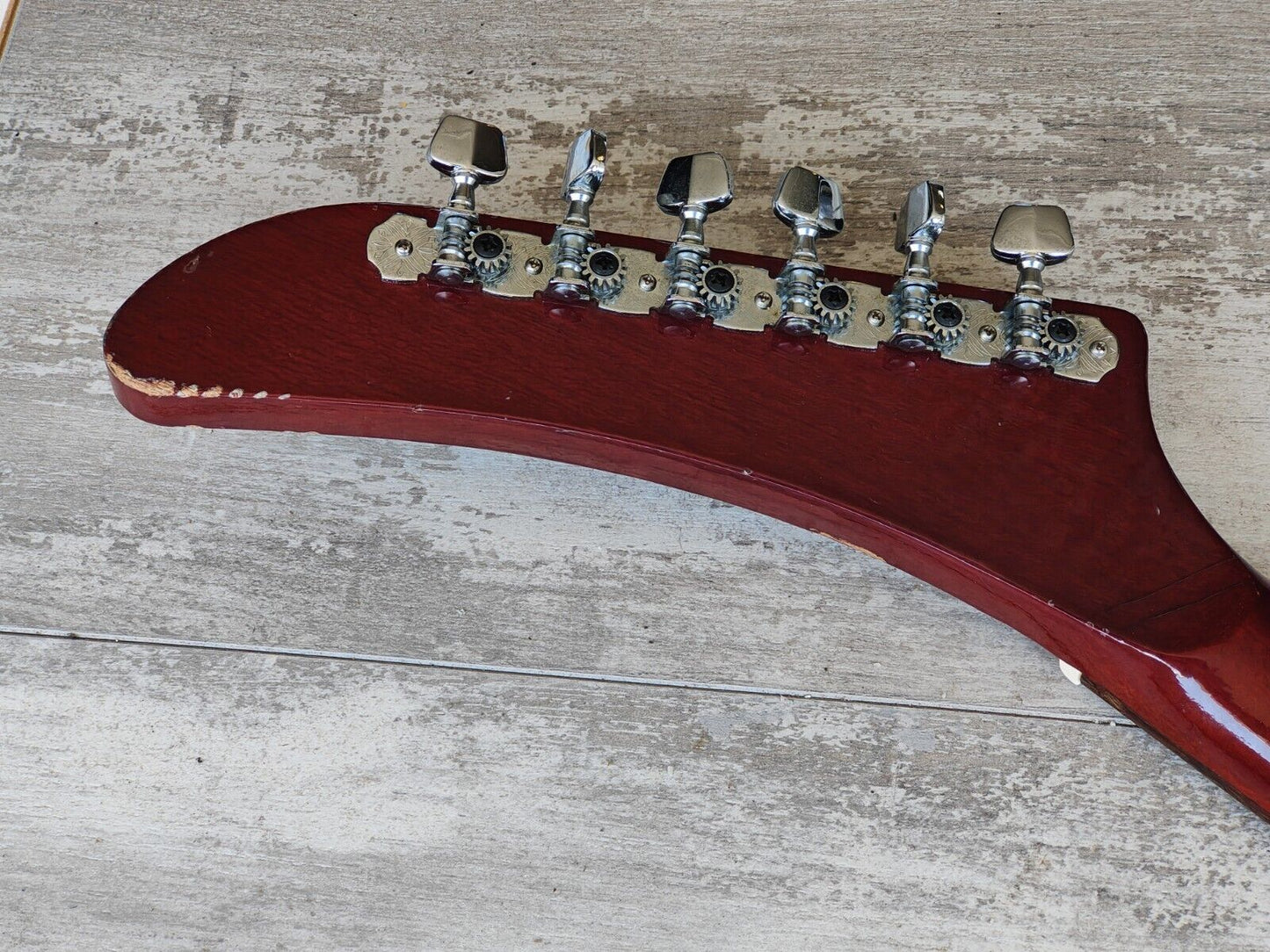 1970's Tomson Japan Explorer/Destroyer Electric Guitar (Sunburst)