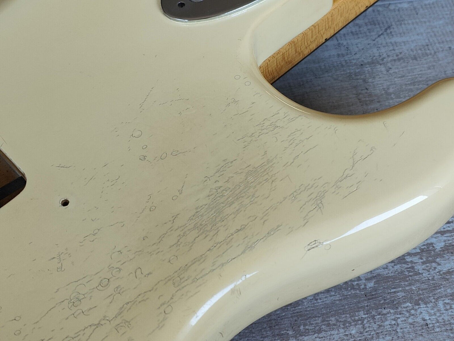 1986 Fender Japan ST72-55 LH Left Handed '72 Reissue Stratocaster (White)