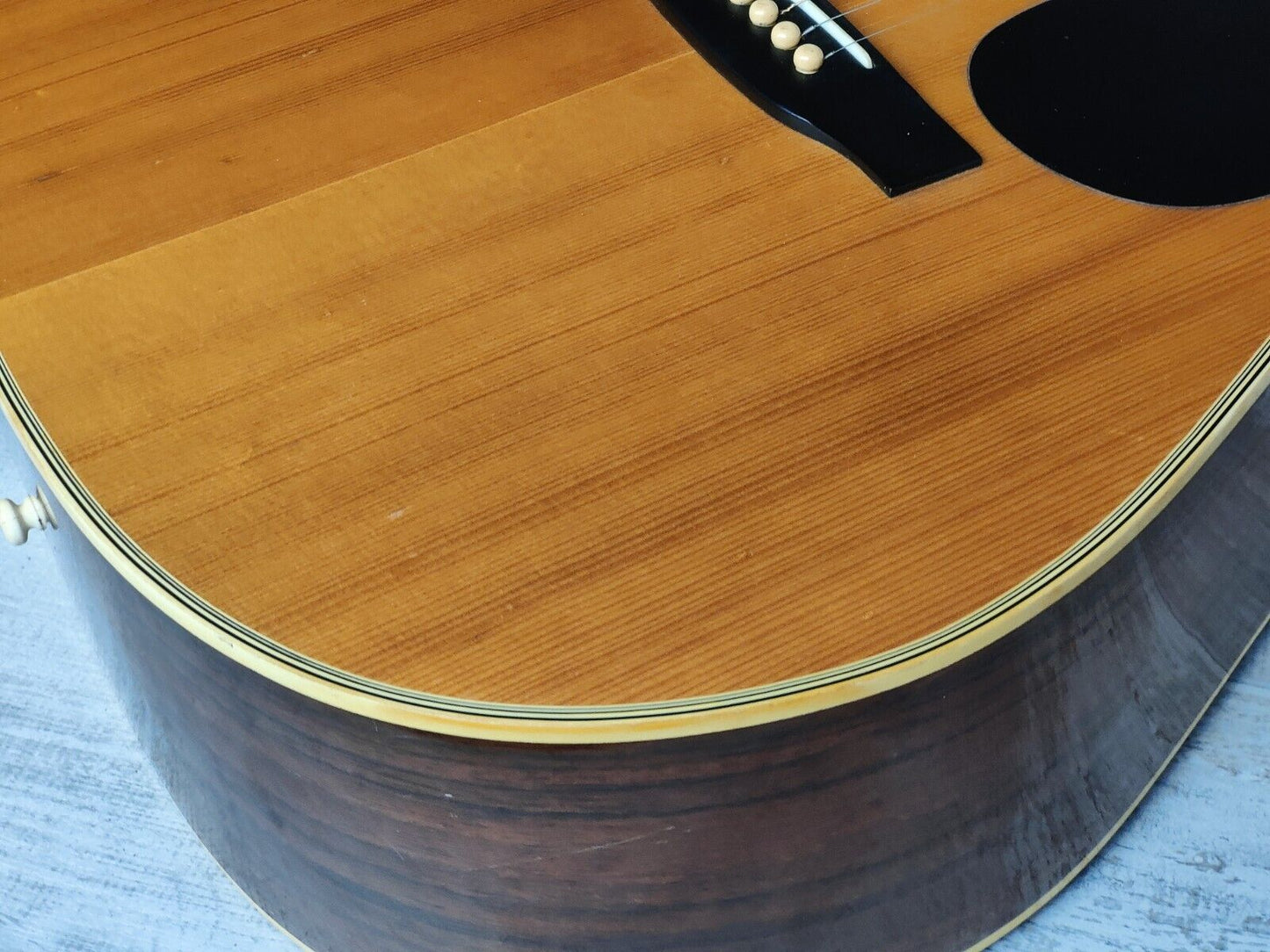 1980's Tokai Cat's Eyes CE-180 Vintage Acoustic Dreadnought Guitar (Natural)