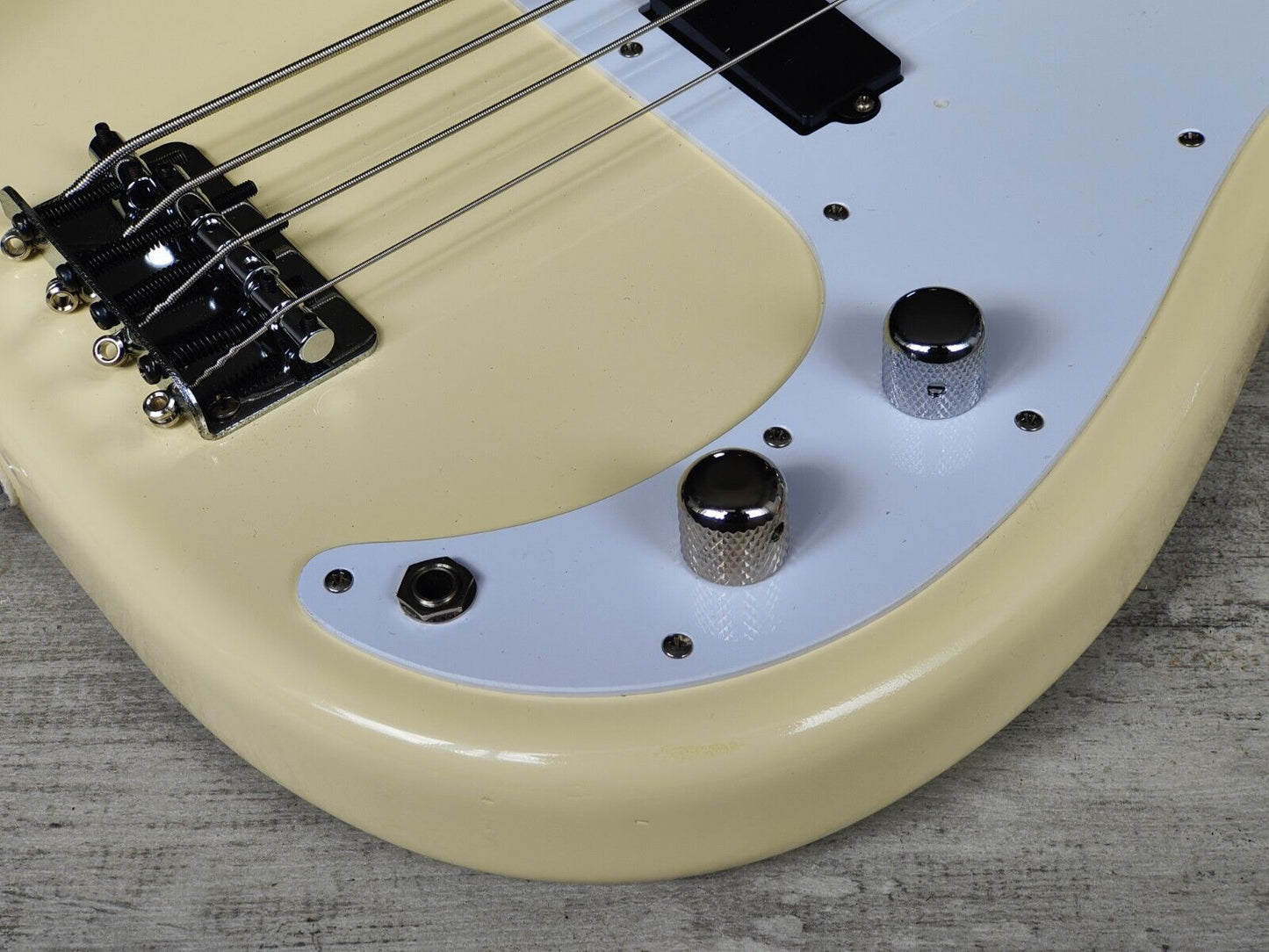 1993 Fender Japan PB62 '62 Reissue Precision Bass (Refinished Vintage White)
