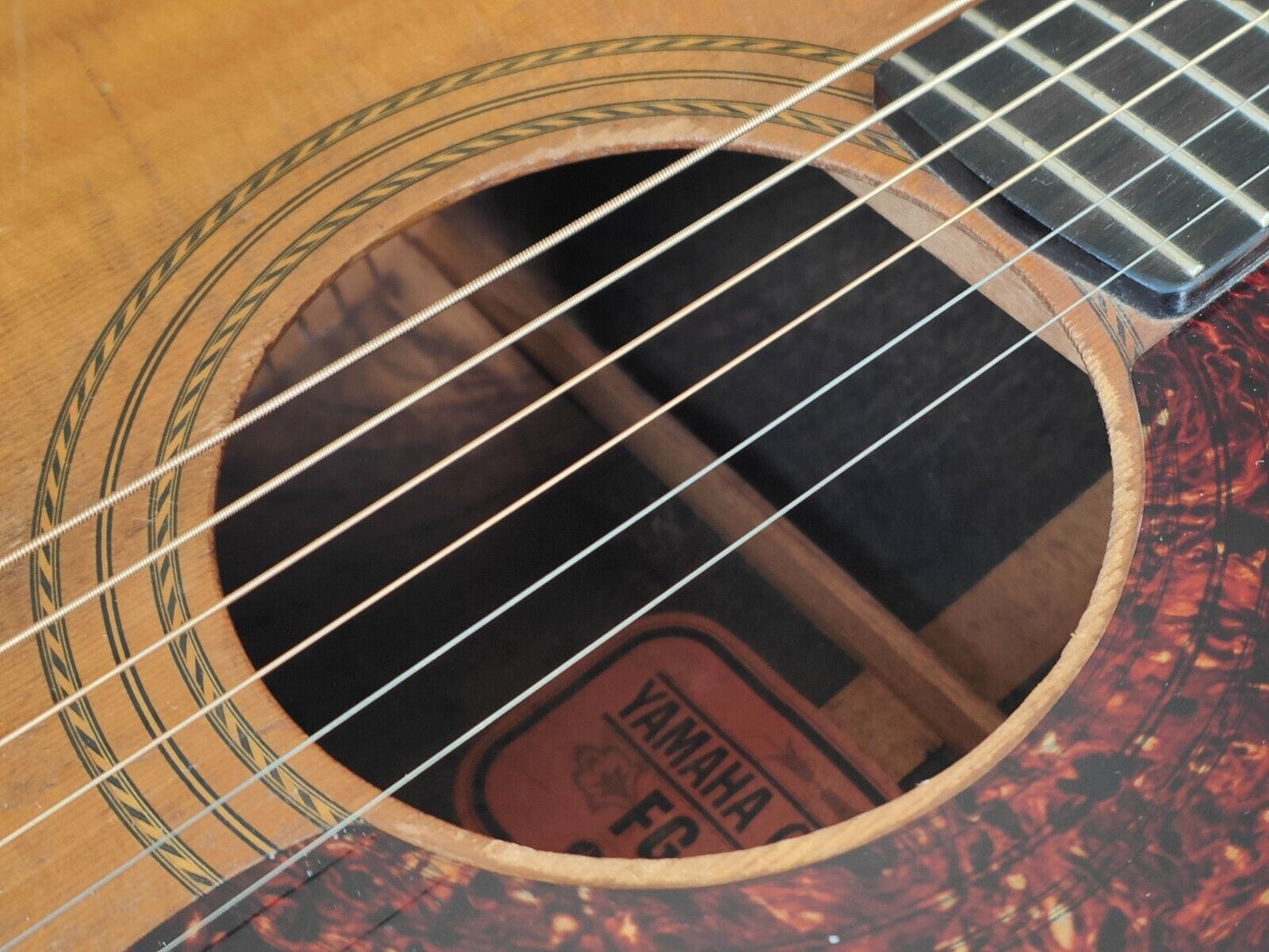 1970 Yamaha FG-500 Red Label Dreadnought Acoustic Guitar