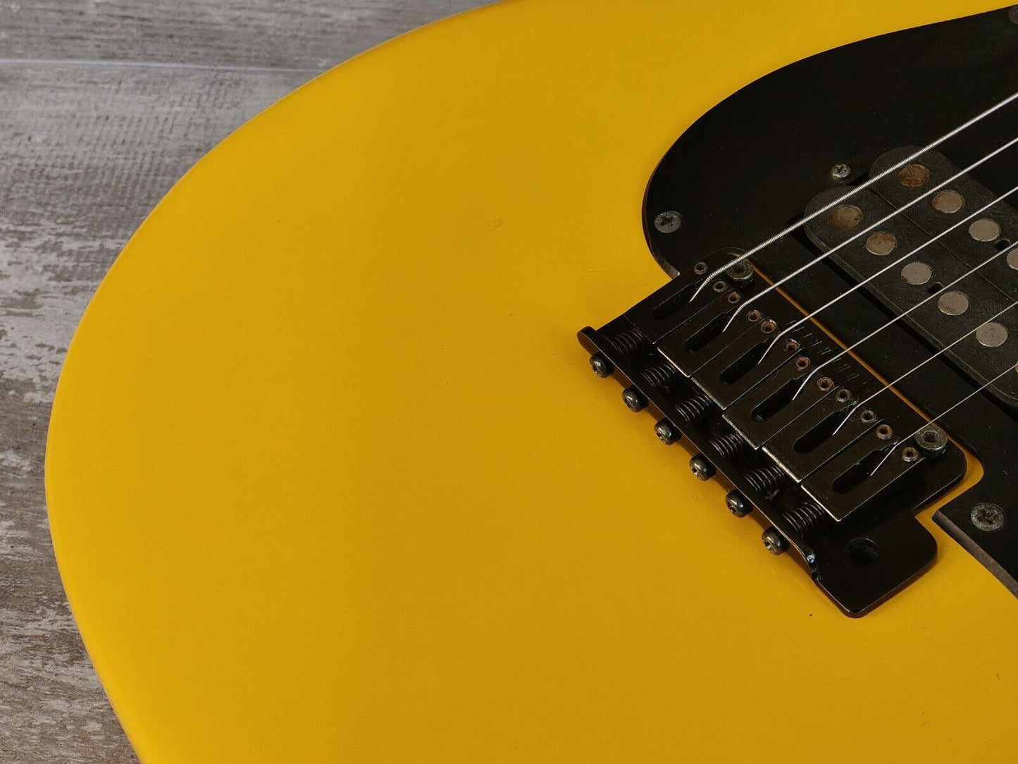 1990's Fernandes Japan FST-75S Stratocaster w/Sustainer (Refinished Yellow)