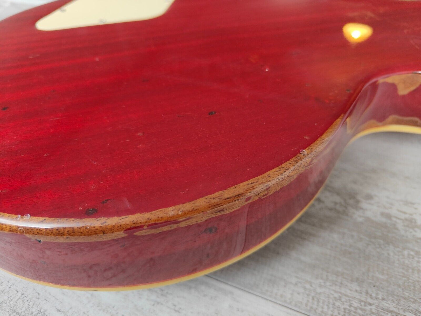 1976 Greco Japan EG-700 Les Paul Standard (Refinished Transparent Red)