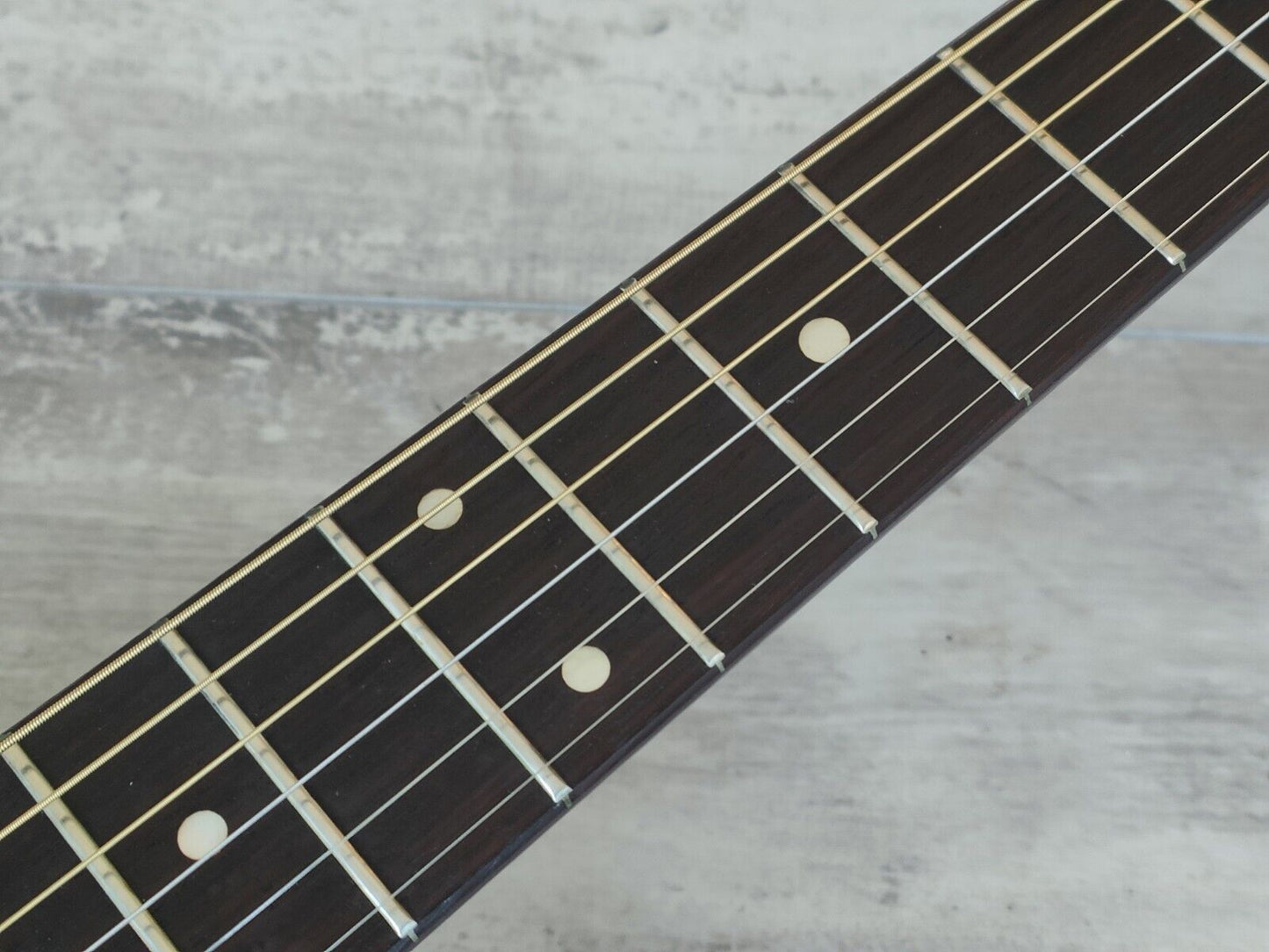 1970's Jumbo Japanese Vintage Parlor Style Acoustic Guitar (Natural)
