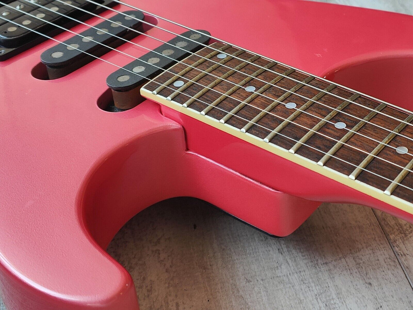 1985 Greco Japan JJ-R1 HSS Superstrat w/Kahler (Pink)