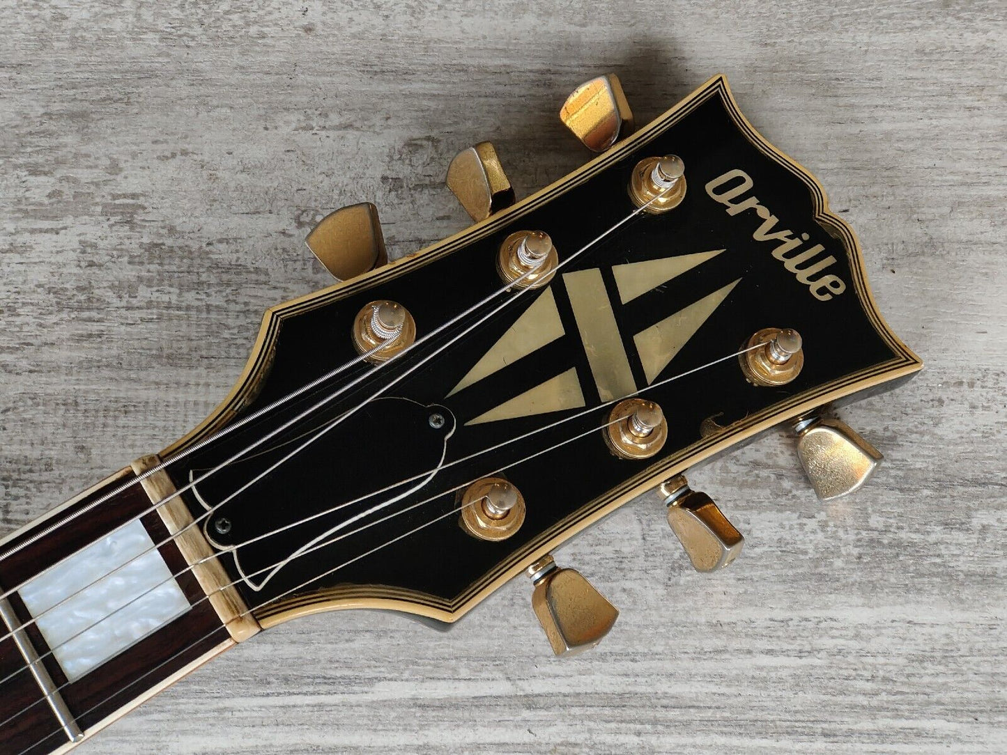 1990's Orville (Gibson) Japan LPC-75 '60's Reissue Les Paul Custom (Black)