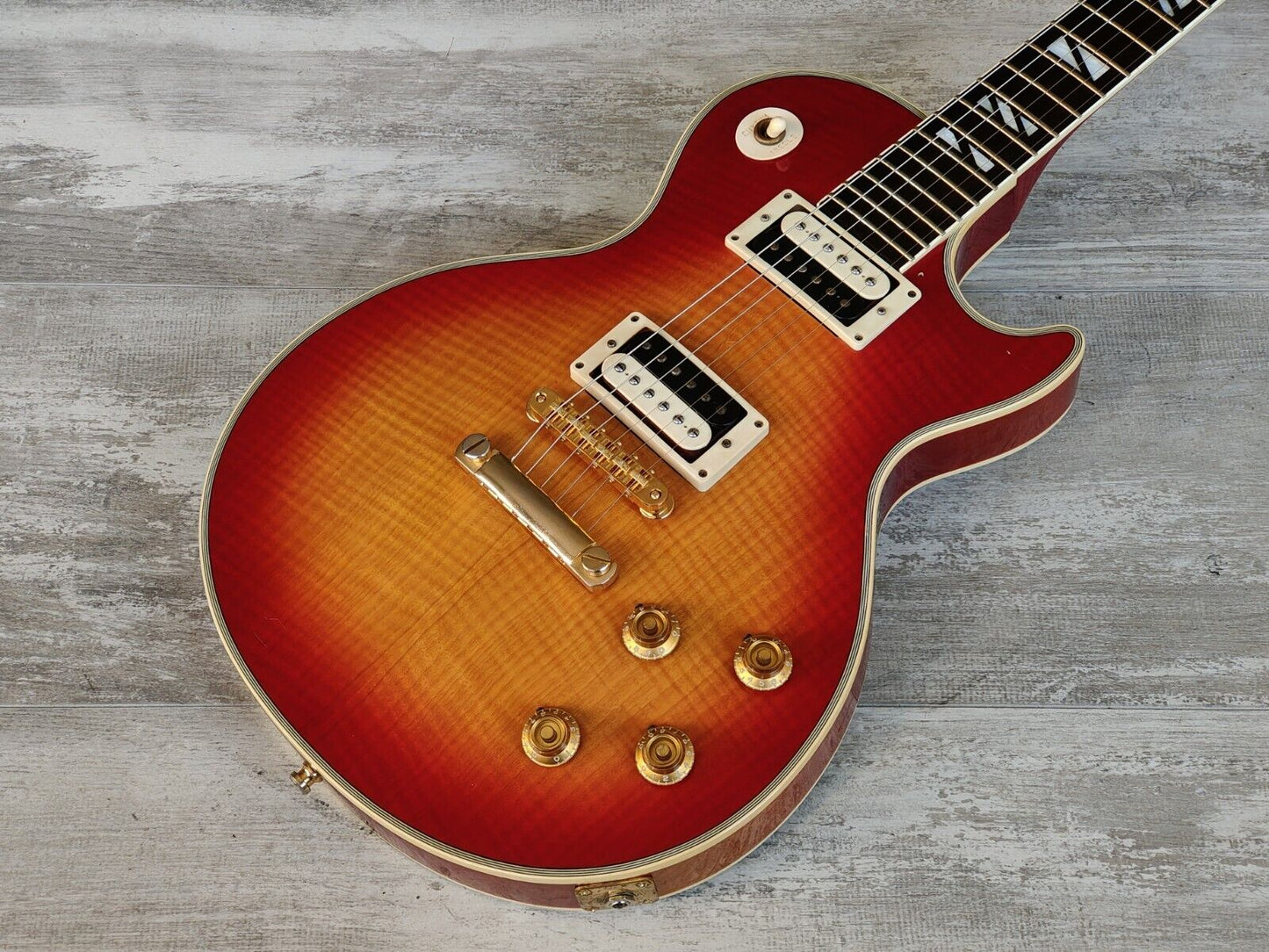 1986 Burny RSC-80 Les Paul Custom Supreme (Cherry Sunburst)