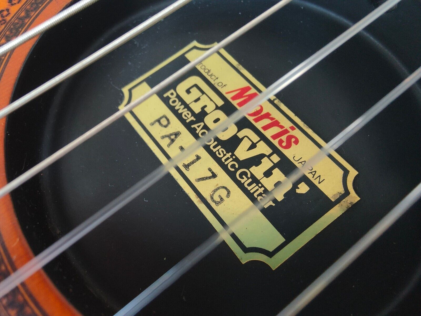 Morris Japan Groovin' PA-17G Nylon String Acoustic w/Preamp