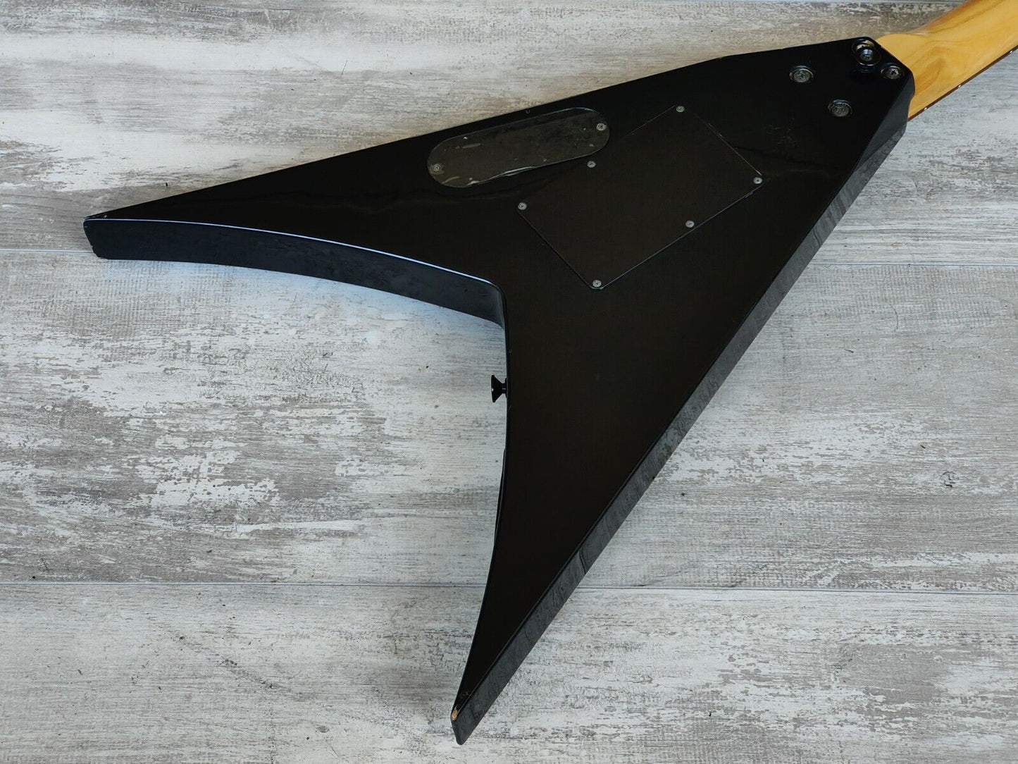 2000's Jackson Charvel Japan CKV-068 Exclaim Series Flying V (Black)