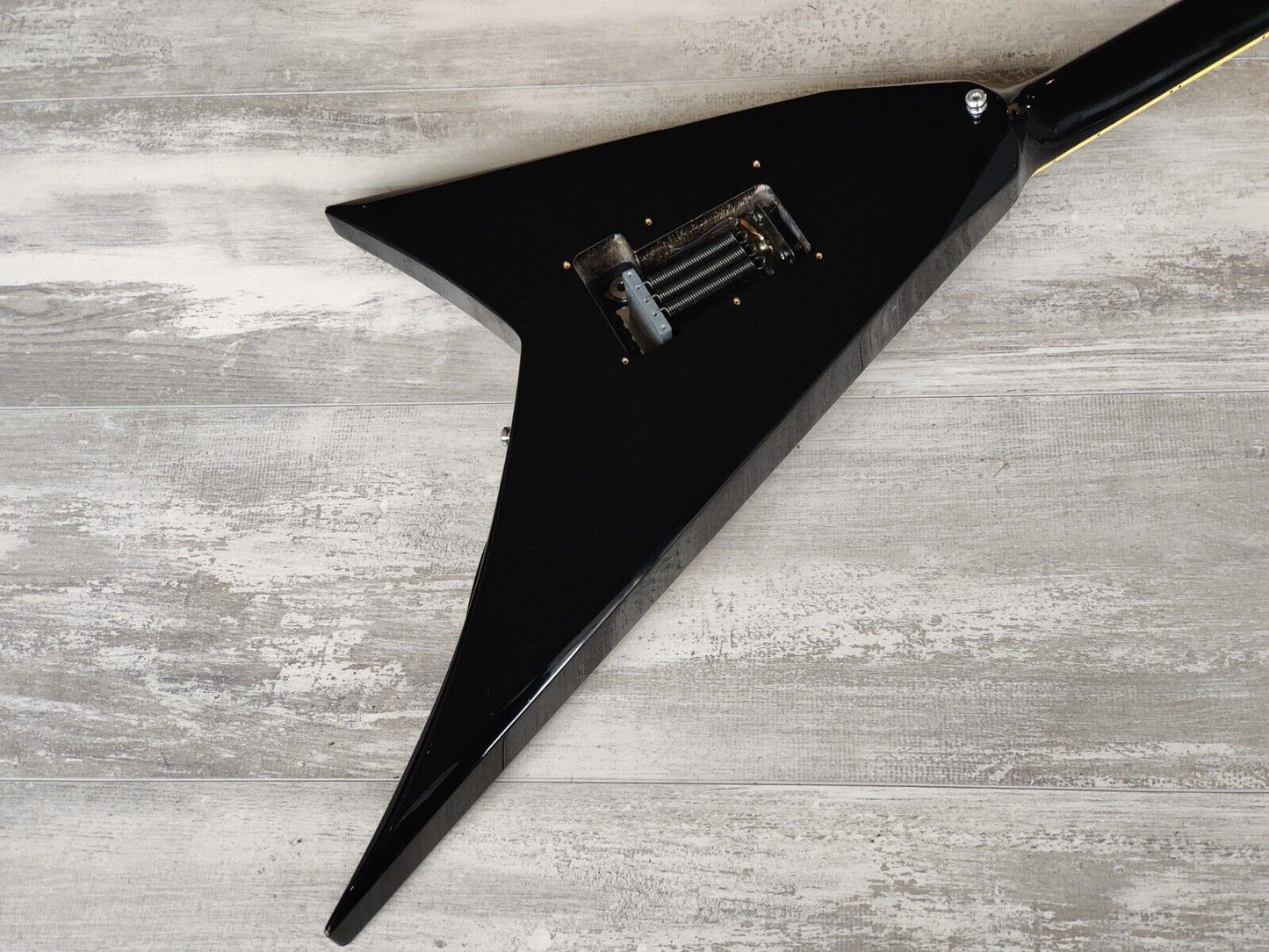 1987 Fernandes Japan JS-100 Rhoads Flying V (Black)