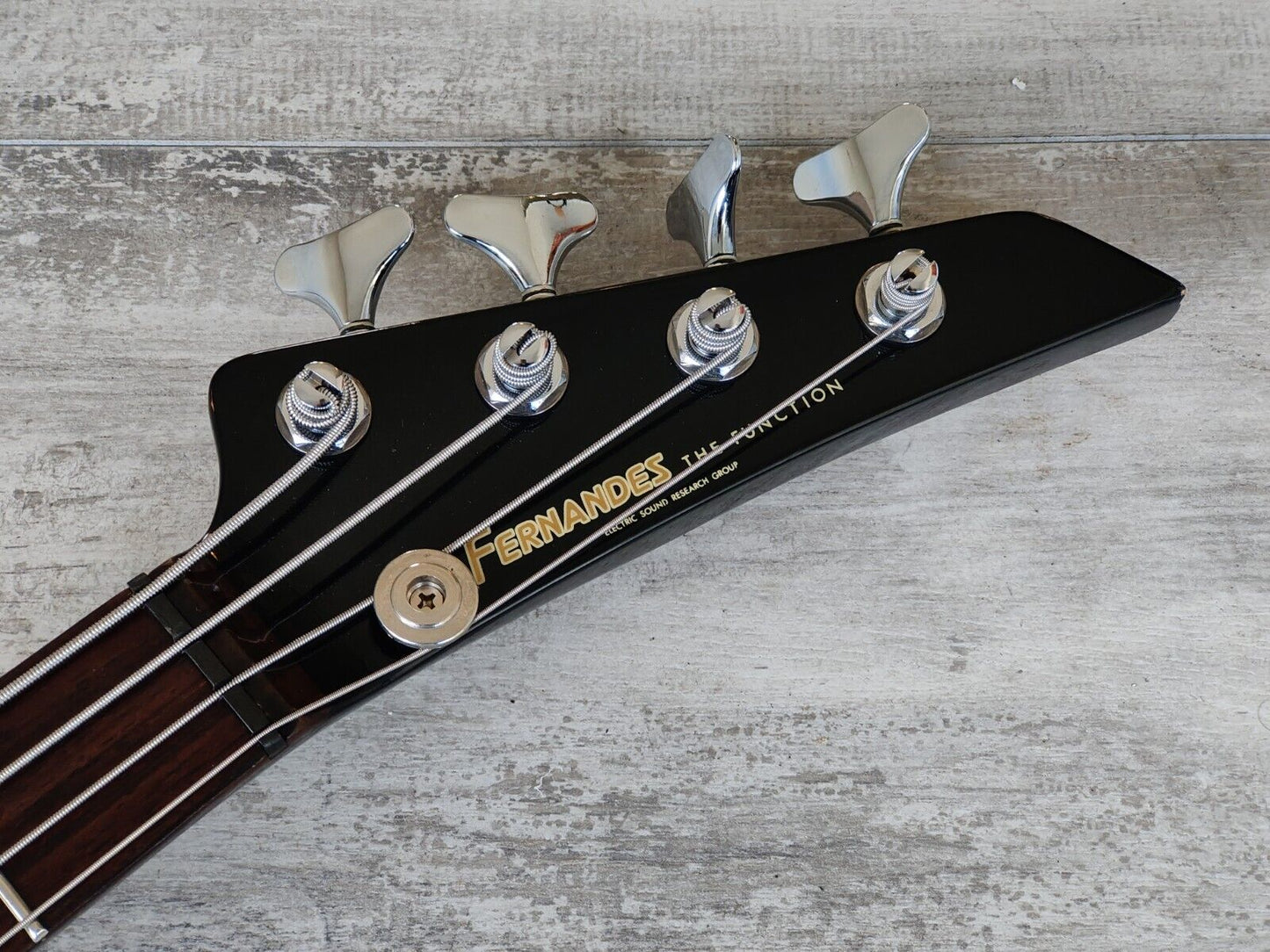 1980's Fernandes Japan BXB-55 Explorer Bass (Black)