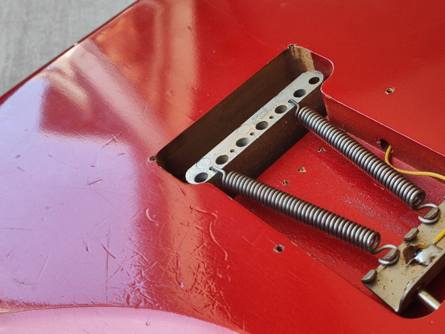 1980's Tokai Japan Goldstar Sound Stratocaster Body w/Telecaster Neck (Red)