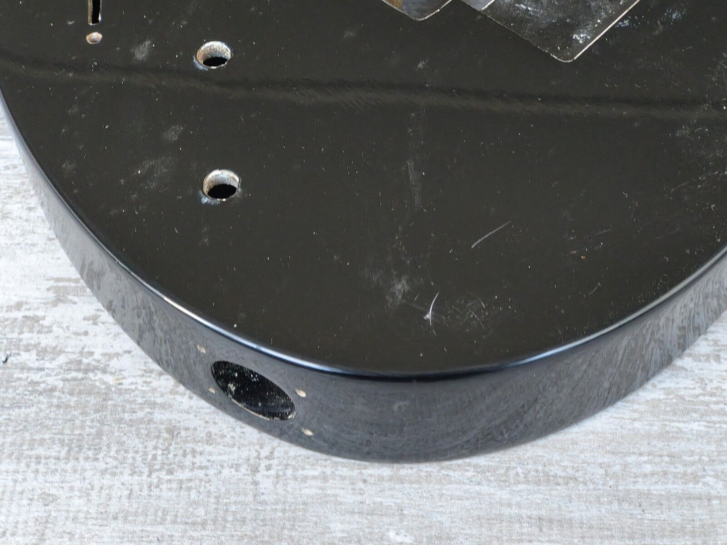 1990's Kramer Japan (by Tokai) LH Left Handed NOS Superstrat Body/Neck (Black)