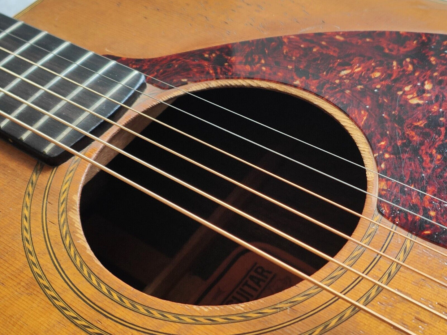 1970 Yamaha FG-500 Red Label Dreadnought Acoustic Guitar