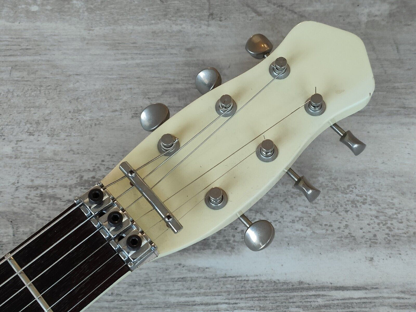 1980's Japanese Random Star Electric Guitar (White)
