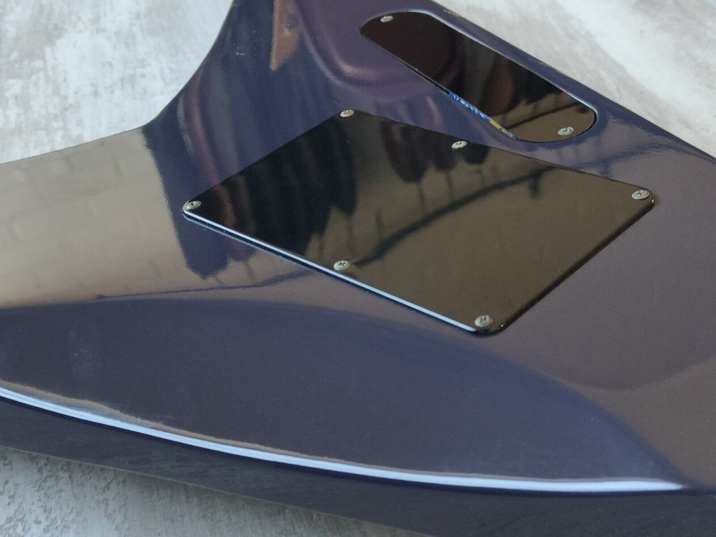 1990's Edwards Japan (by ESP) E-C-98V Flying V w/EMG's (Purple)