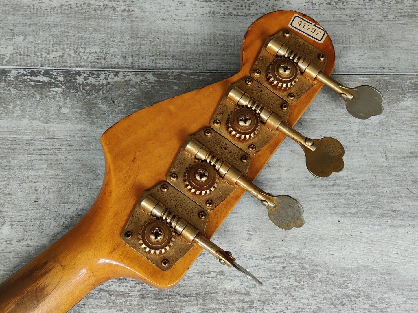 1980's Moon Japan Custom Order Jazz Bass (Transparent Red)