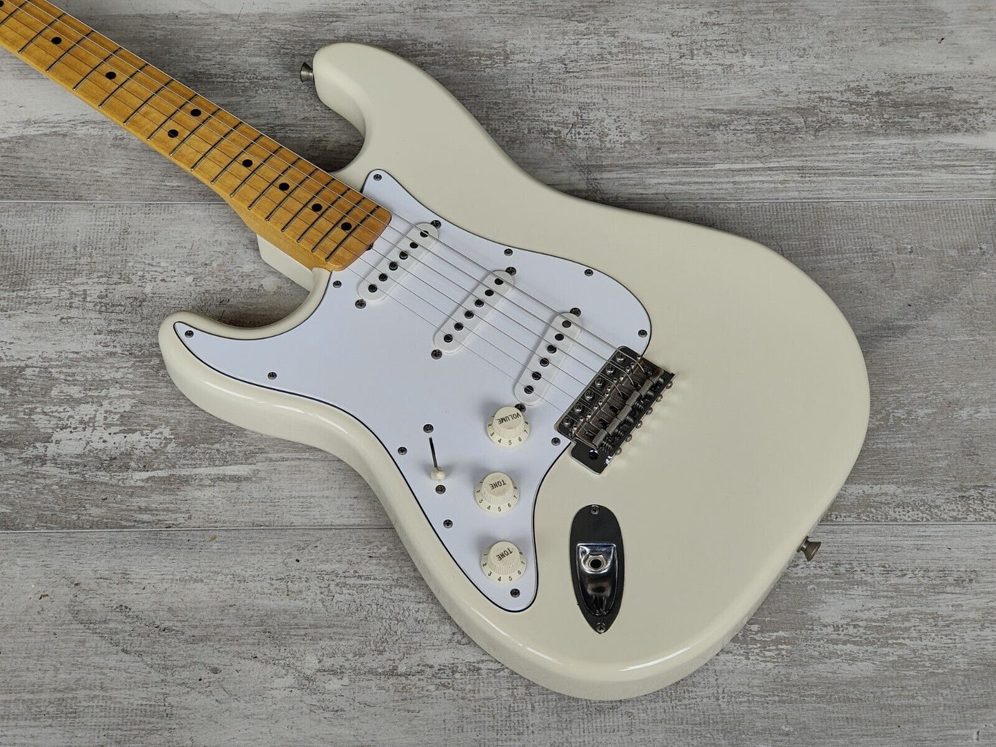 2004 Fender Japan ST68-75L LH Left Handed '68 Stratocaster (Vintage White)