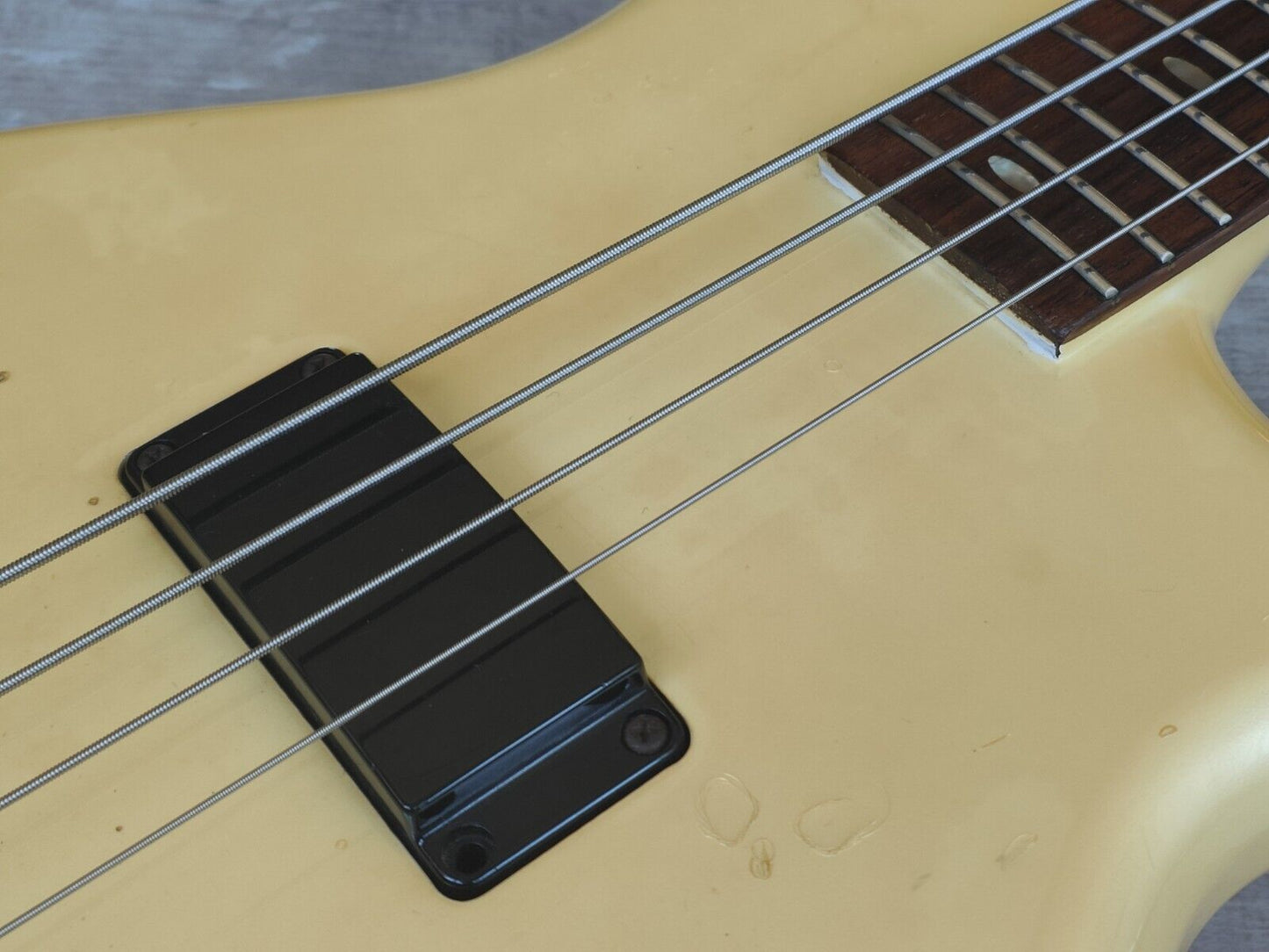 1984 Aria Pro II Japan SB Elite-I Electric Bass (Pearl White)