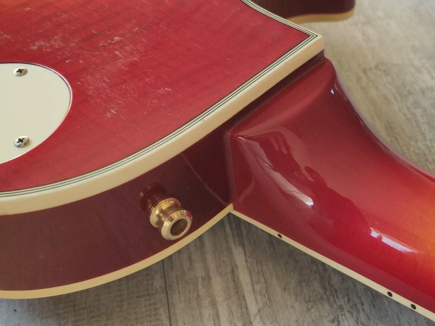 1986 Burny RSC-80 Les Paul Custom Supreme (Cherry Sunburst)