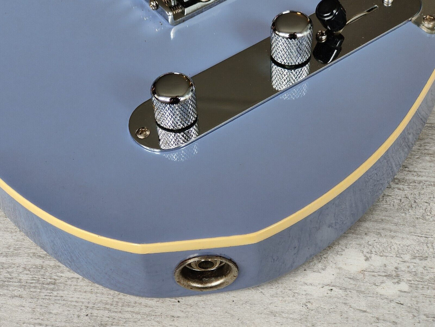 1989 Bill Lawrence BTOM-60 Bound Telecaster (Ice Blue Metallic)