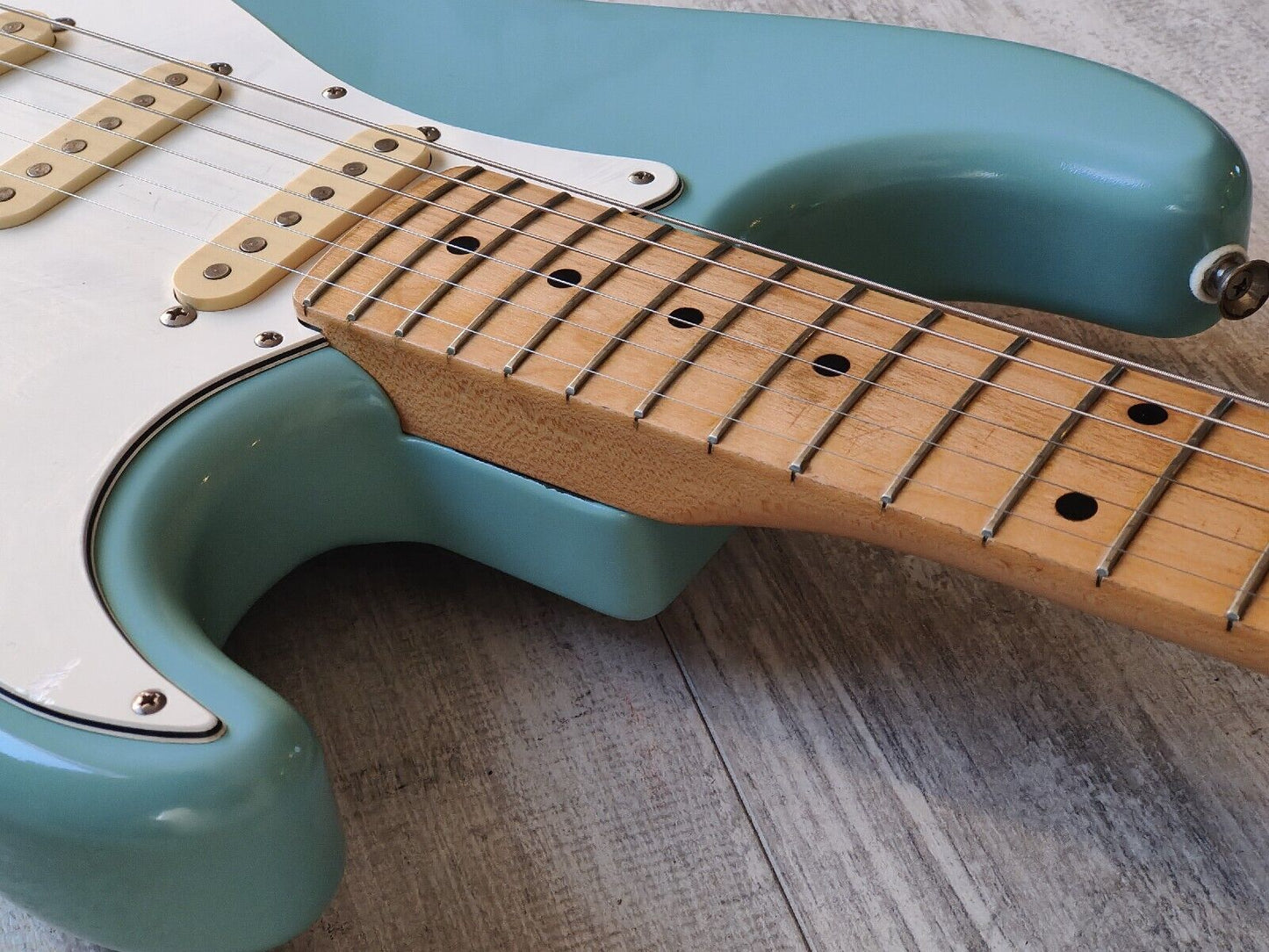 1989 Fender Japan Stratocaster Standard (Refinished Daphne Blue)