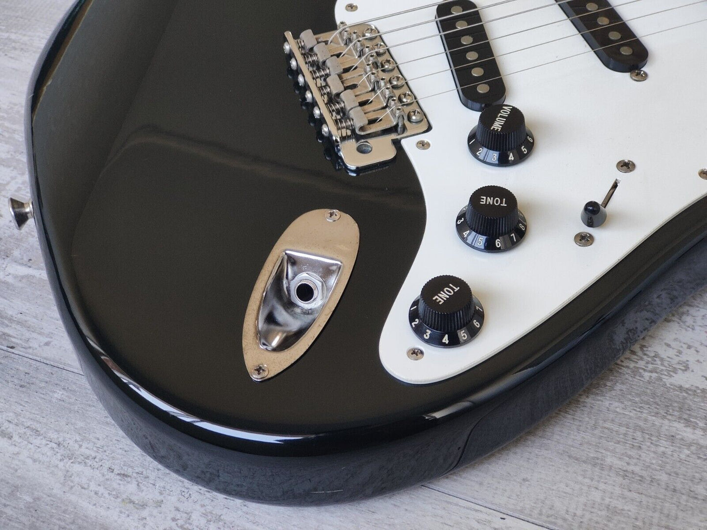 1993 Squier Japan "Silver Series" Stratocaster (Black)