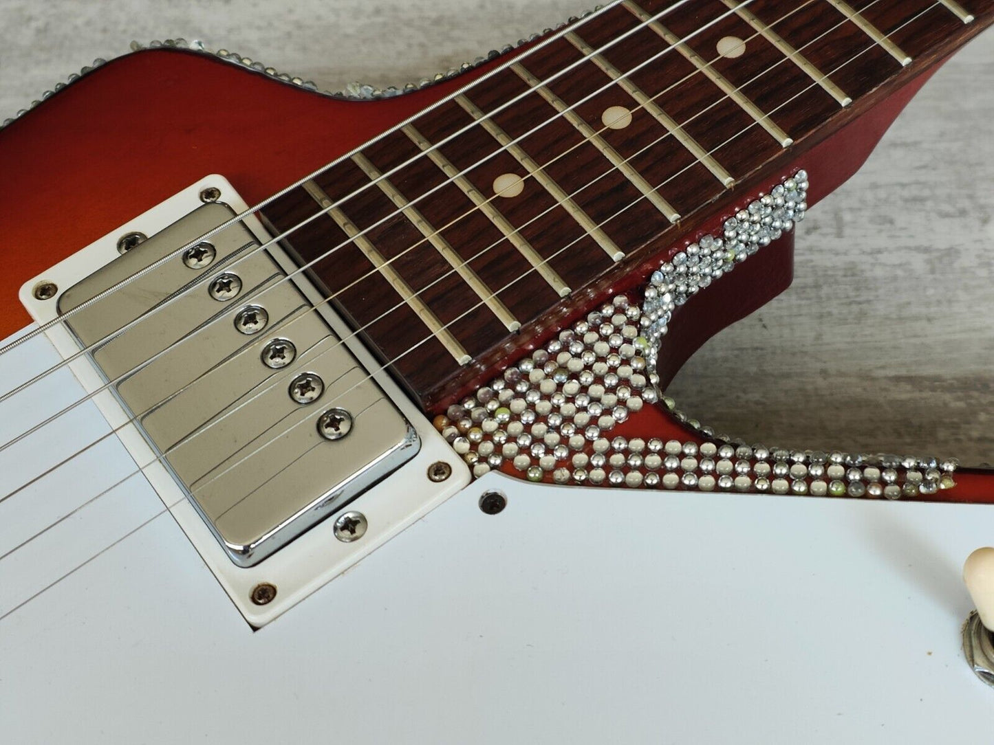 1970's Tomson Japan Explorer/Destroyer Electric Guitar (Sunburst)