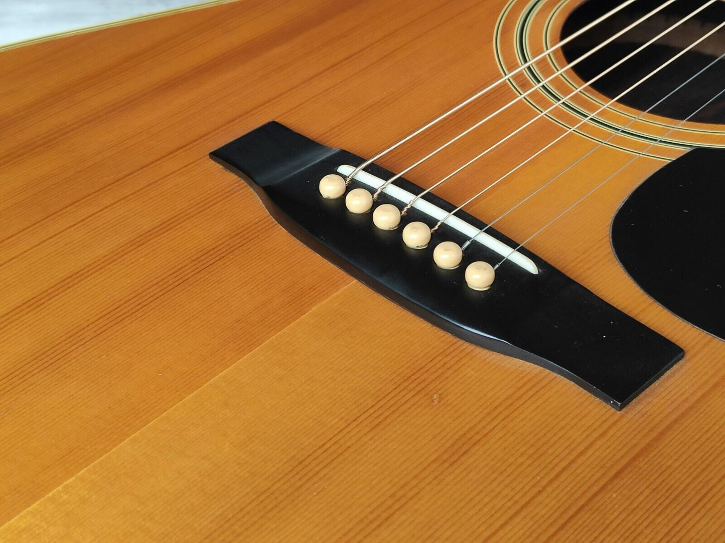 1980's Tokai Cat's Eyes CE-180 Vintage Acoustic Dreadnought Guitar (Natural)