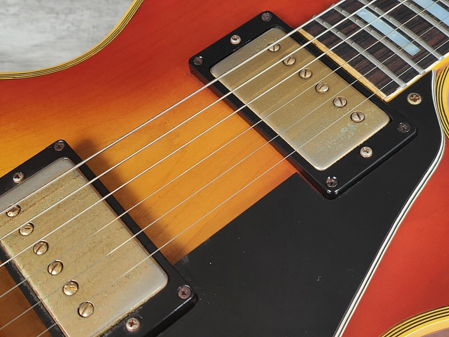 1975 Greco Japan EG-1000R Les Paul Custom w/Mick Harron Refret (Cherry Sunburst)