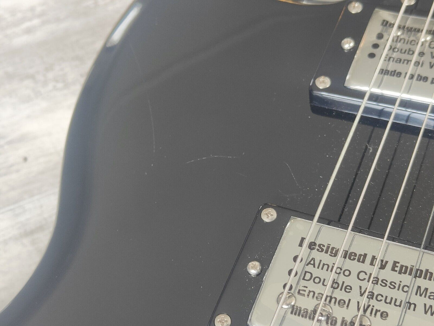 2005 Epiphone G-400 SG Double Cutaway (Black)