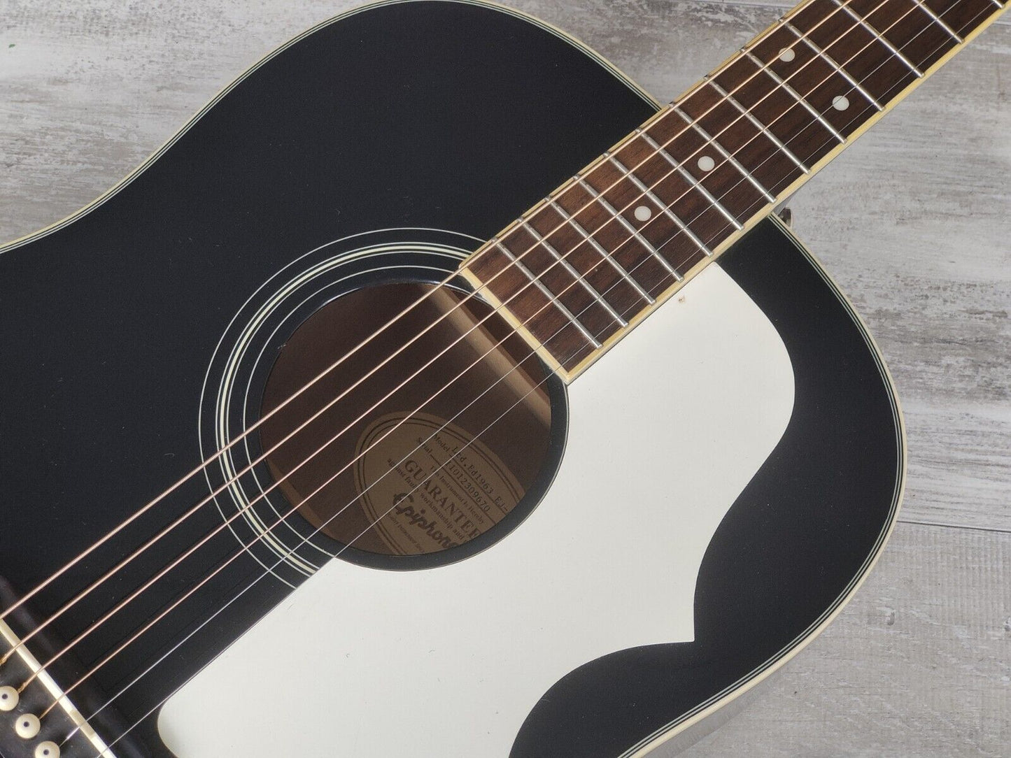 2011 Epiphone Limited Edition 1963 EJ-45S/EB Acoustic Guitar (Ebony)