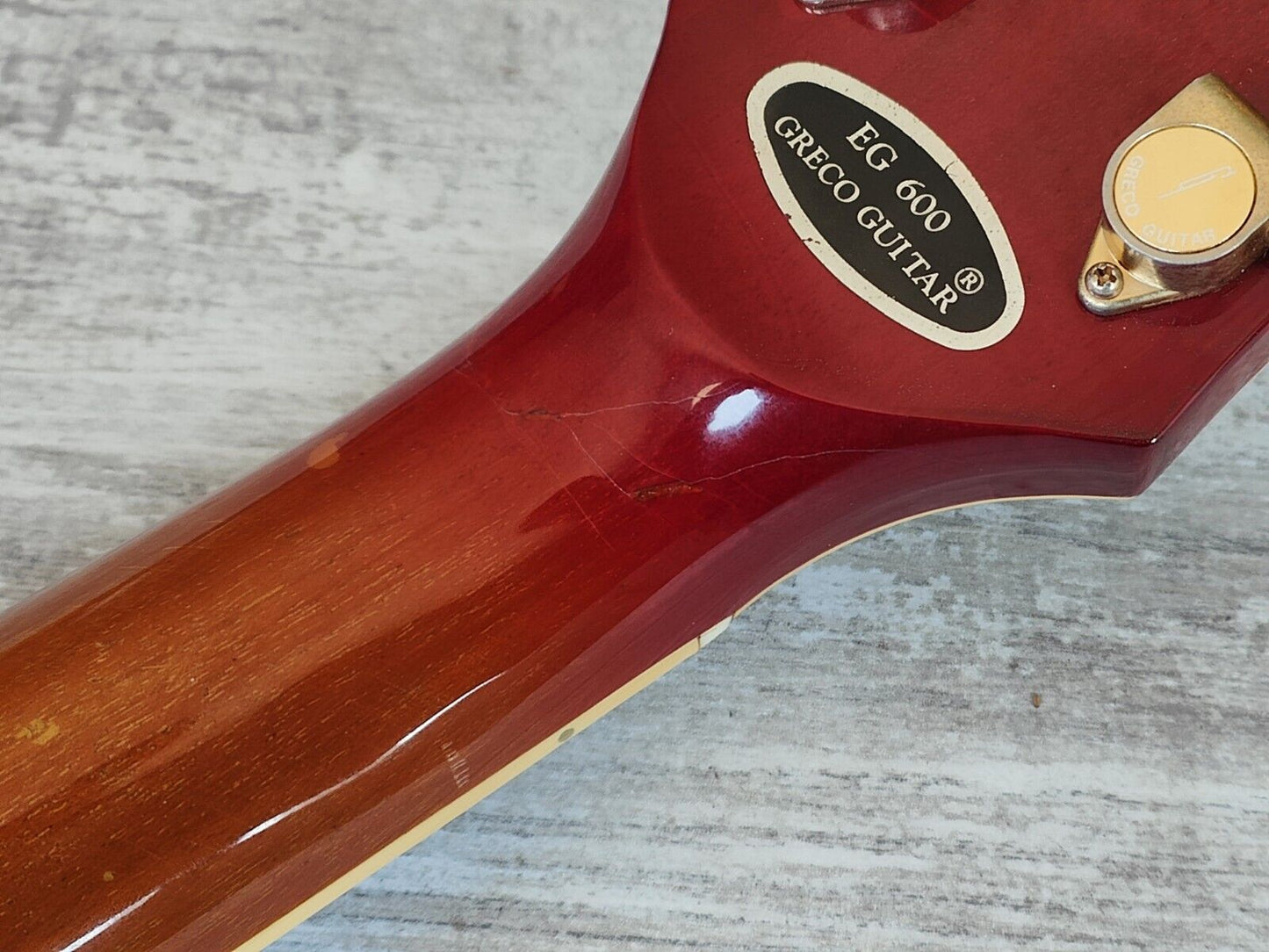 1982 Greco Japan EG-600P Super Power Les Paul Custom 3PU (Cherry Sunburst)