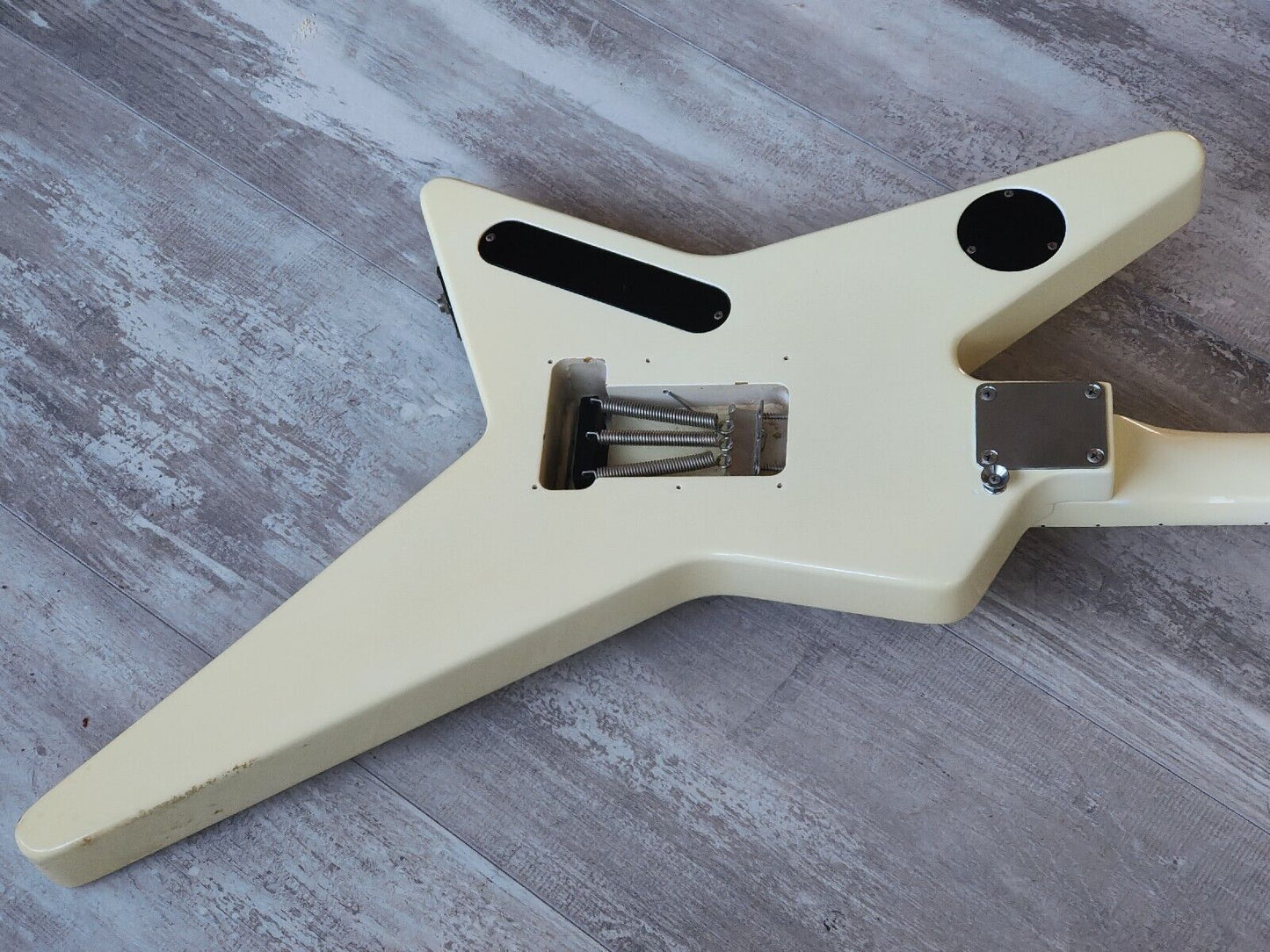 1980's Japanese Random Star Electric Guitar (White)